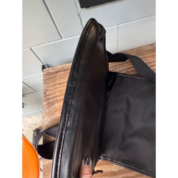 TUMI Small Flap Body Bag Black Napa Leather Crossbody - Picture 8 of 8